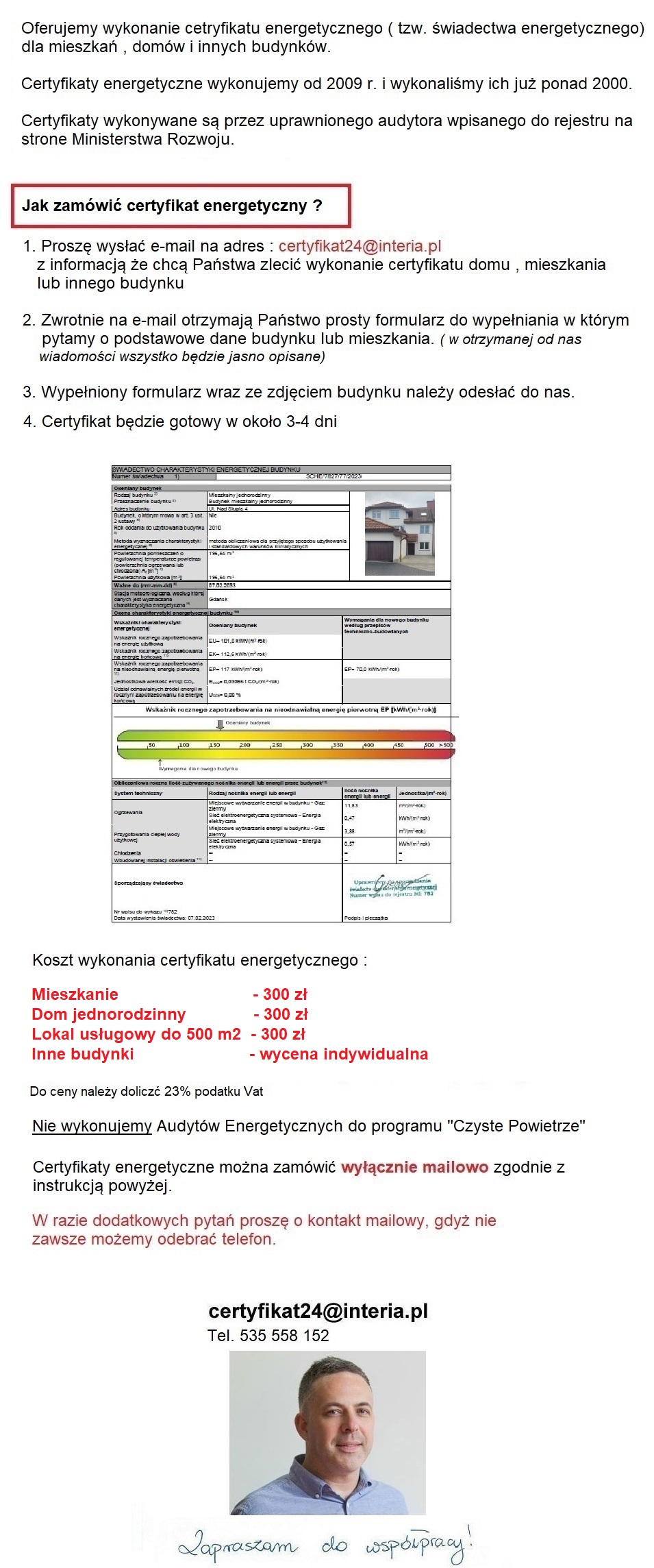 audyty energetyczne domów Powiat Rzeszowski
